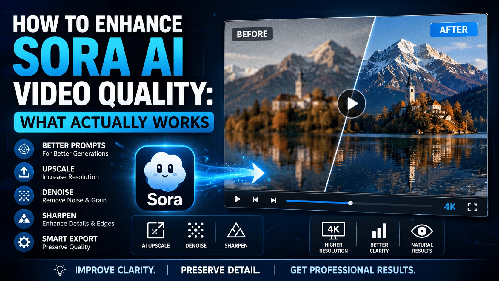 How to Enhance Sora AI Video Quality