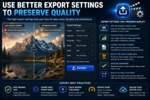 How to Enhance Sora AI Video Quality